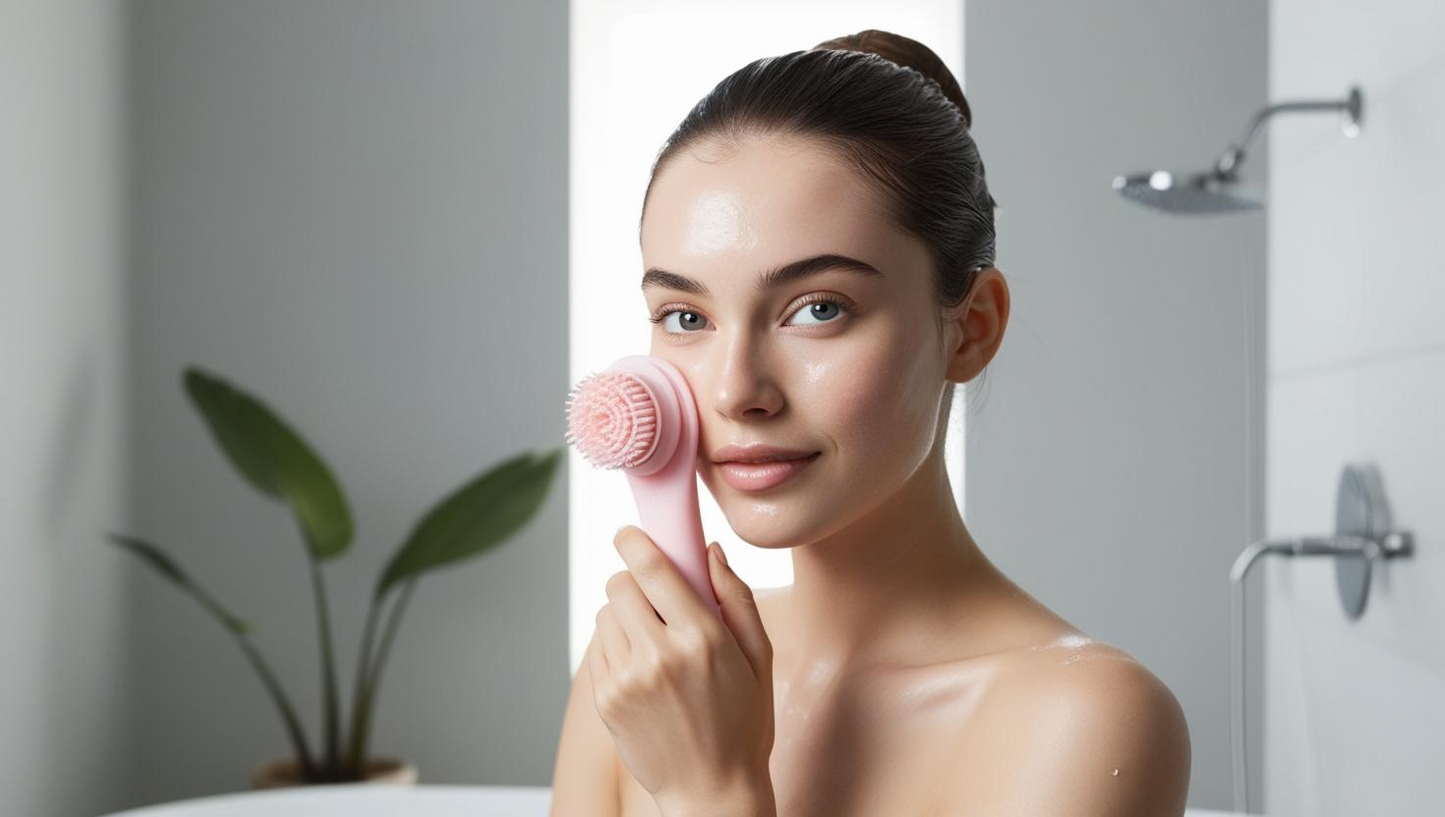 Brosse Nettoyante Chauffante Sovélia™ – Soin Visage Haute Précision